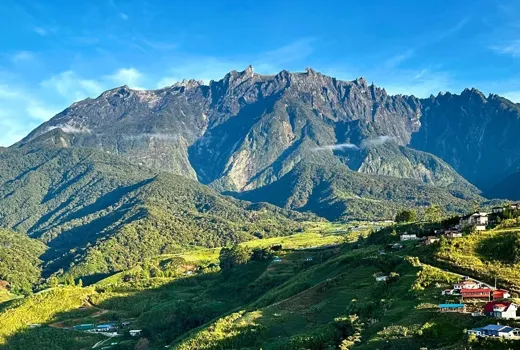 Mountain scenery near Kundasang, Sabah